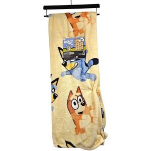 Bluey Plush Throw Blanket 50 x 70 Inch Super‎ Soft Kids Cartoon Character